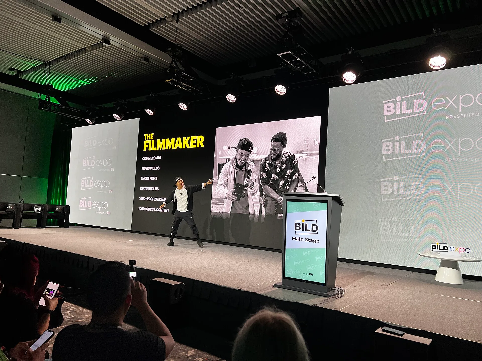 Drex Lee Presenting at the 2025 Bild Expo Presented by B&H Photo. His talk was called Behind the Lens: Secrets of Viral Video Success, which was sponsored by B&H Photo.
